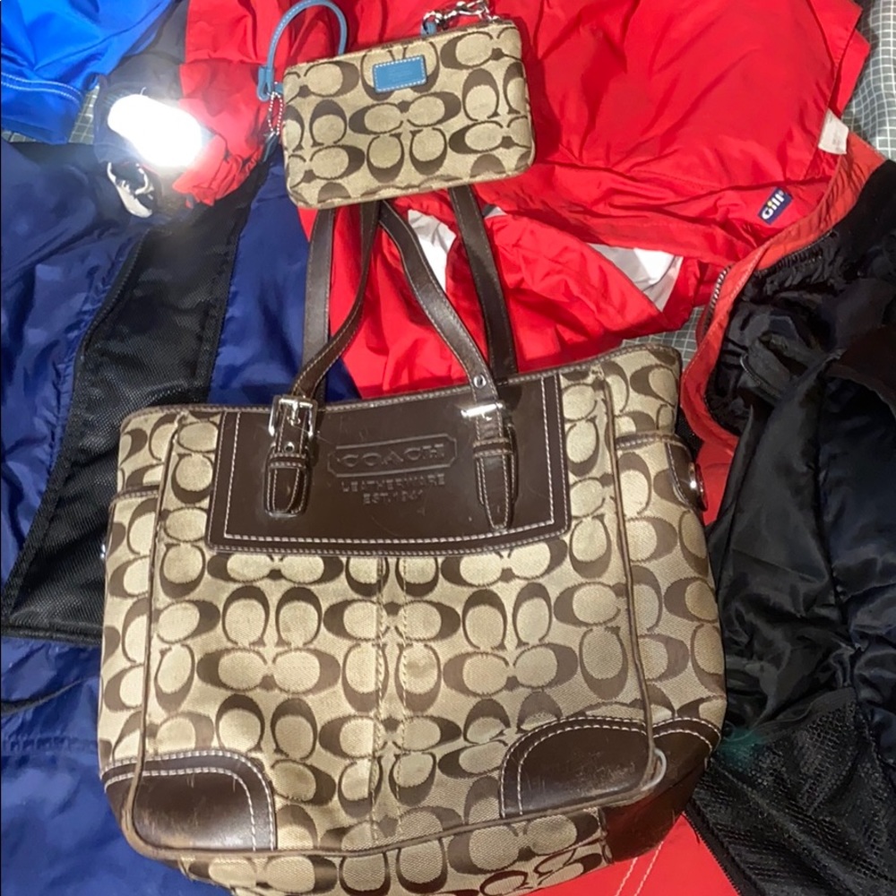 Coach bag and wristlet  wallet